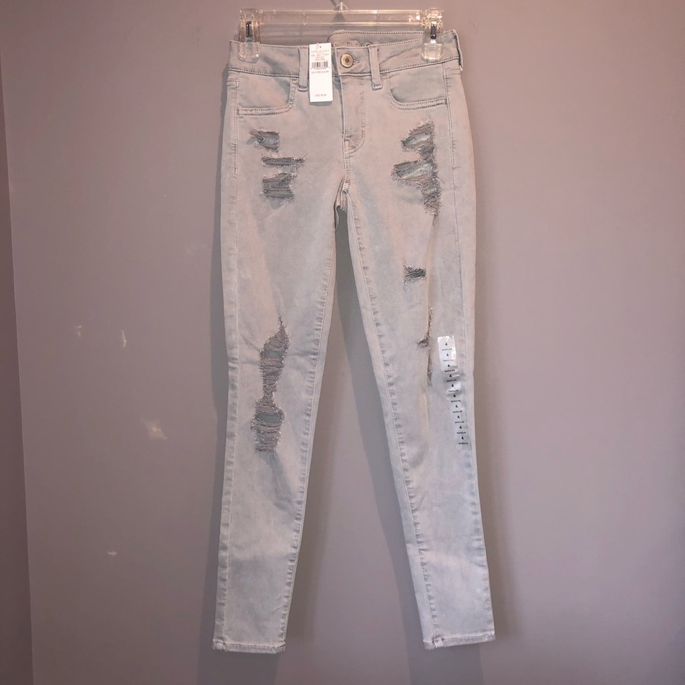 American Eagle Next Level Stretch Grey Jegging